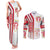 Peru Football Couples Matching Tank Maxi Dress and Long Sleeve Button Shirt La Bicolor Soccer - Road To Champion