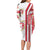 Peru Football Family Matching Long Sleeve Bodycon Dress and Hawaiian Shirt La Bicolor Soccer - Road To Champion