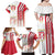 Peru Football Family Matching Off Shoulder Maxi Dress and Hawaiian Shirt La Bicolor Soccer - Road To Champion