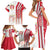 Peru Football Family Matching Short Sleeve Bodycon Dress and Hawaiian Shirt La Bicolor Soccer - Road To Champion