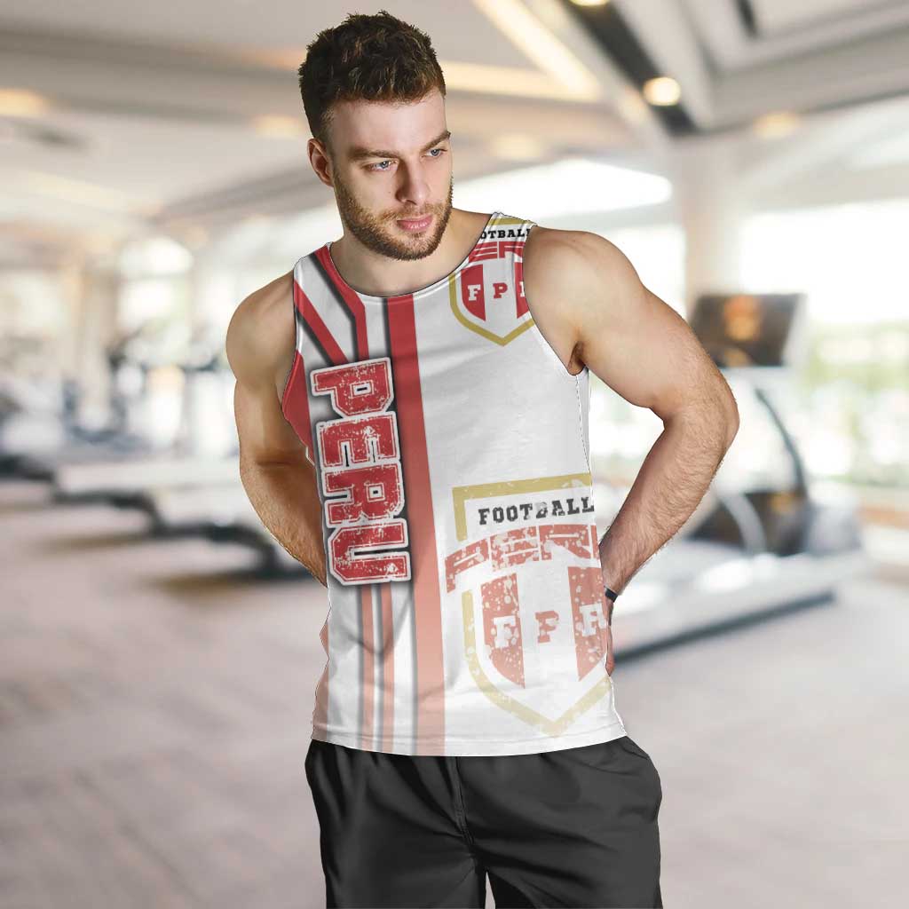 Peru Football Men Tank Top La Bicolor Soccer - Road To Champion