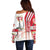 Peru Football Off Shoulder Sweater La Bicolor Soccer - Road To Champion