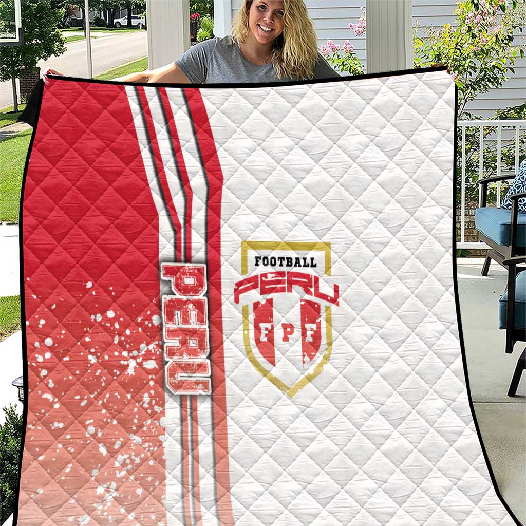 Peru Football Quilt La Bicolor Soccer - Road To Champion