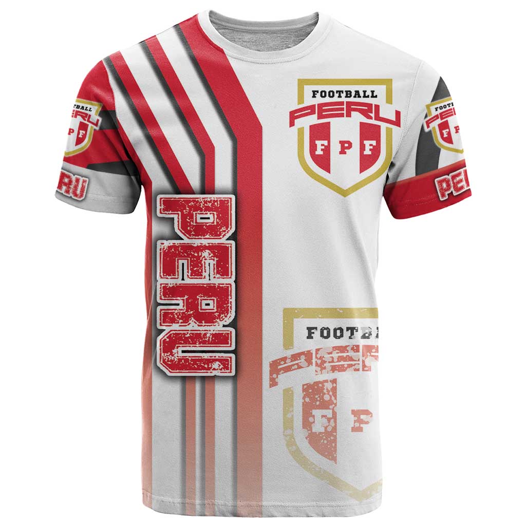 Peru Football T Shirt La Bicolor Soccer - Road To Champion