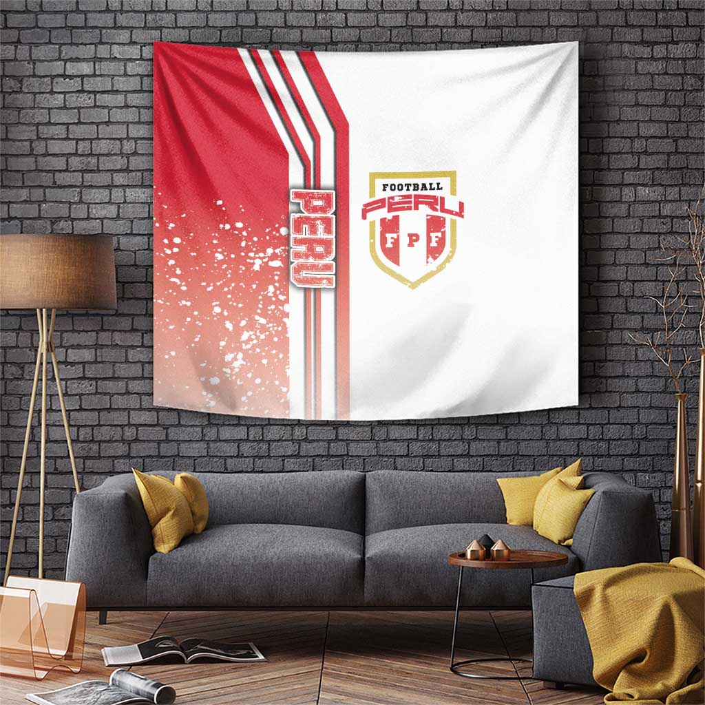 Peru Football Tapestry La Bicolor Soccer - Road To Champion