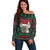 Cute Koala Off Shoulder Sweater Koalified Christmas Addict - Wonder Print Shop