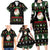 Guinea Pig Christmas Family Matching Long Sleeve Bodycon Dress and Hawaiian Shirt Be Jolly With Guinea Pig - Wonder Print Shop