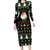 Guinea Pig Christmas Long Sleeve Bodycon Dress Be Jolly With Guinea Pig - Wonder Print Shop