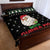 Guinea Pig Christmas Quilt Bed Set Be Jolly With Guinea Pig - Wonder Print Shop