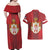 Serbia Couples Matching Off Shoulder Maxi Dress and Hawaiian Shirt Serbian Cross Eagle Tattoo