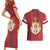 Serbia Couples Matching Short Sleeve Bodycon Dress and Hawaiian Shirt Serbian Cross Eagle Tattoo