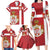 Serbia Family Matching Long Sleeve Bodycon Dress and Hawaiian Shirt Serbian Cross Eagle Tattoo