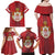 Serbia Family Matching Off Shoulder Maxi Dress and Hawaiian Shirt Serbian Cross Eagle Tattoo