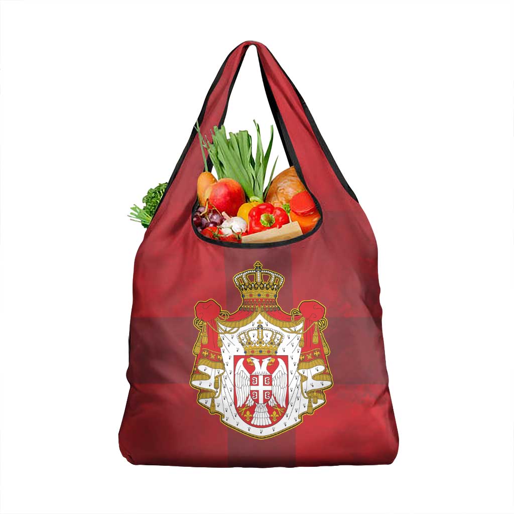 Serbia Grocery Bag Serbian Cross Eagle Tattoo