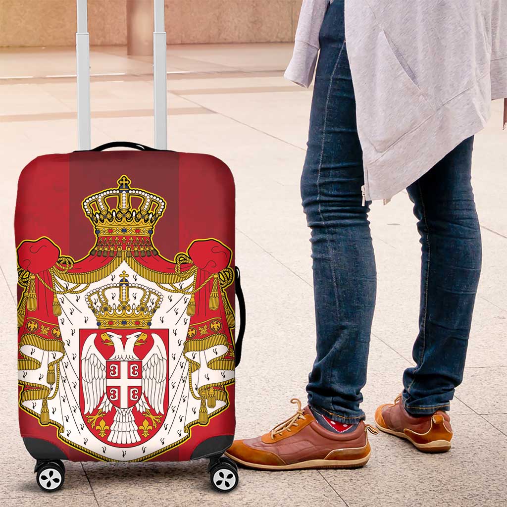 Serbia Luggage Cover Serbian Cross Eagle Tattoo