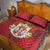 Serbia Quilt Bed Set Serbian Cross Eagle Tattoo