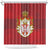 Serbia Shower Curtain Serbian Cross Eagle Tattoo