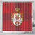 Serbia Shower Curtain Serbian Cross Eagle Tattoo