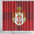 Serbia Shower Curtain Serbian Cross Eagle Tattoo