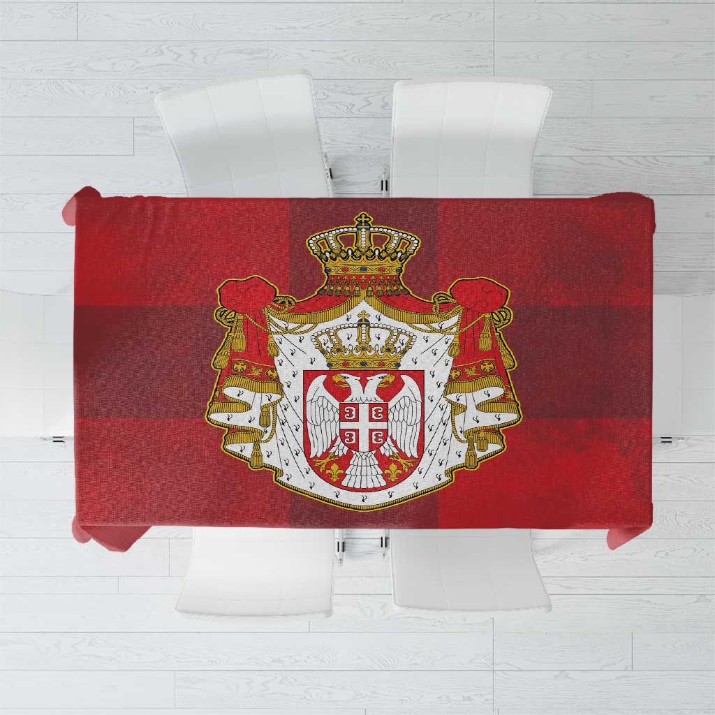 Serbia Tablecloth Serbian Cross Eagle Tattoo