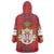 Serbia Wearable Blanket Hoodie Serbian Cross Eagle Tattoo