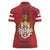 Serbia Women Polo Shirt Serbian Cross Eagle Tattoo