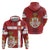 Serbia Zip Hoodie Serbian Cross Eagle Tattoo