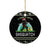 Christmas Im Party With Sasquatch Camping Ceramic Ornament - Wonder Print Shop