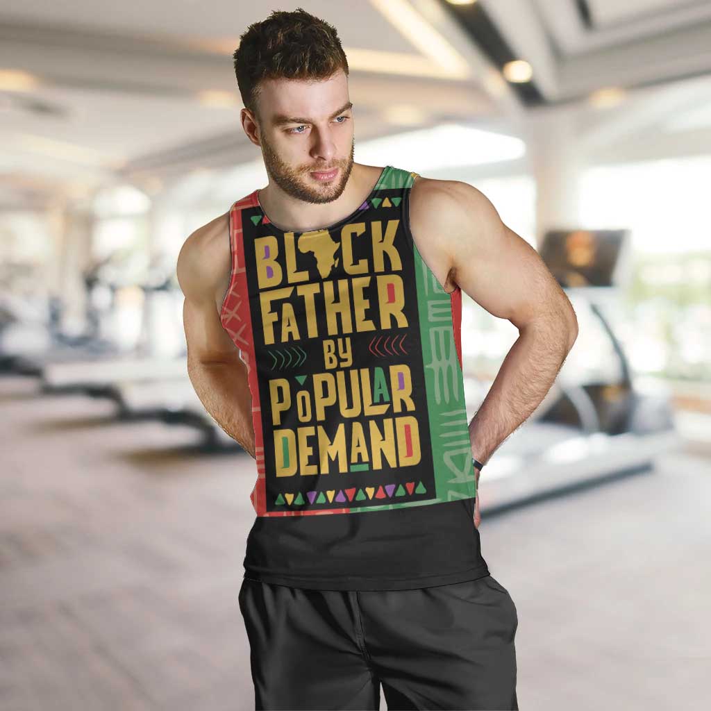 Black Father By Popular Demand African Men Tank Top - Wonder Print Shop