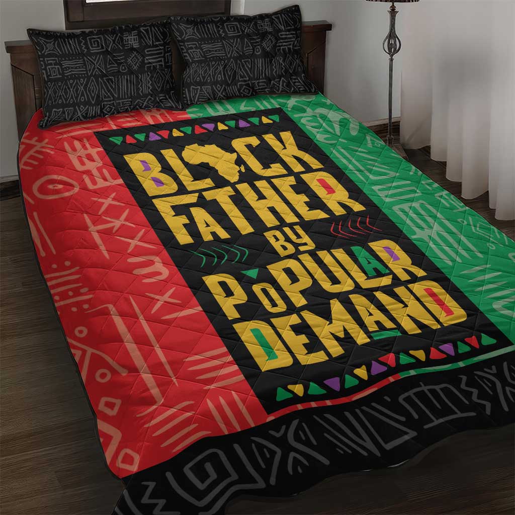 Black Father By Popular Demand African Quilt Bed Set - Wonder Print Shop