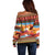 African Heritage and Celebrated Christmas Off Shoulder Sweater - Wonder Print Shop