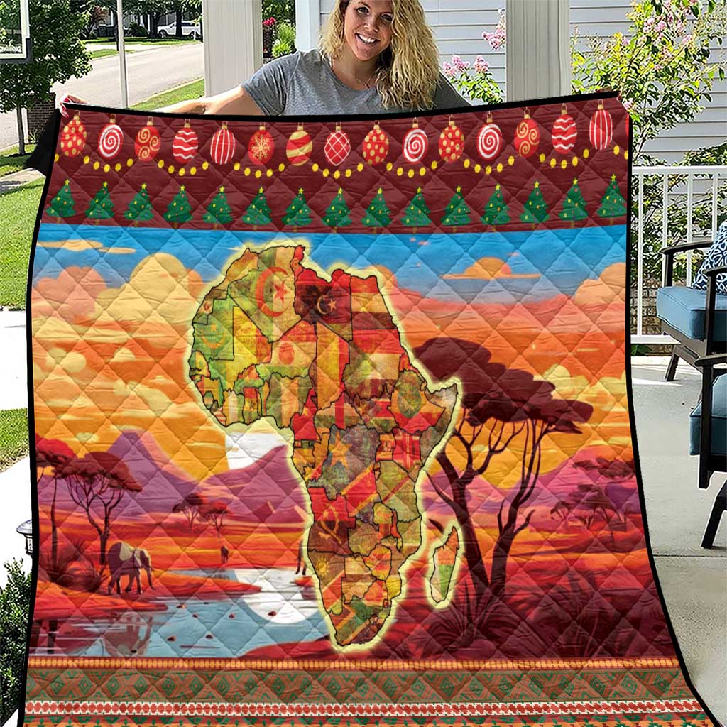 African Heritage and Celebrated Christmas Quilt - Wonder Print Shop