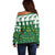 Giraffe Autism Off Shoulder Sweater Seeing The World From Different Angles - Wonder Print Shop