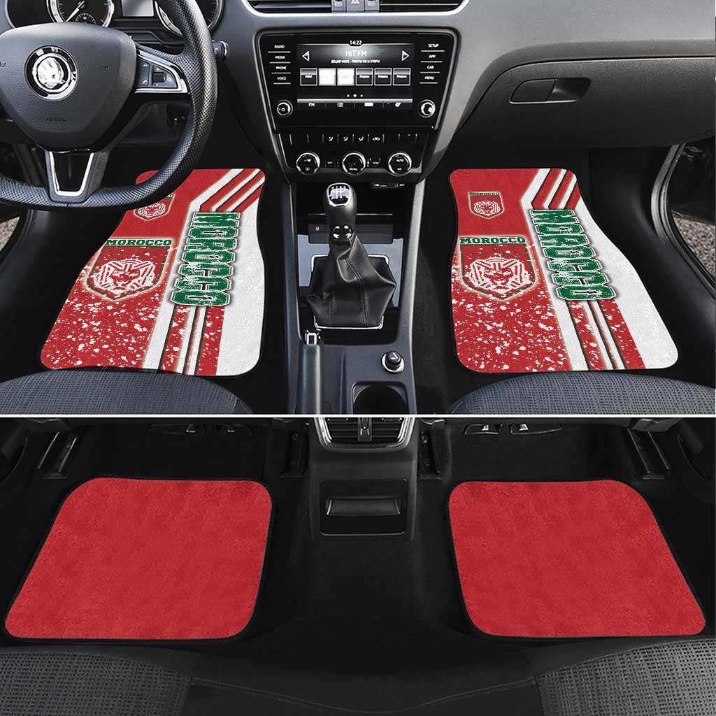 Morocco Football Car Mats Atlas Lions Soccer - Road To Champion