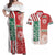 Morocco Football Couples Matching Off Shoulder Maxi Dress and Hawaiian Shirt Atlas Lions Soccer - Road To Champion