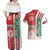 Morocco Football Couples Matching Off Shoulder Maxi Dress and Hawaiian Shirt Atlas Lions Soccer - Road To Champion