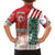 Morocco Football Family Matching Long Sleeve Bodycon Dress and Hawaiian Shirt Atlas Lions Soccer - Road To Champion