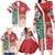 Morocco Football Family Matching Long Sleeve Bodycon Dress and Hawaiian Shirt Atlas Lions Soccer - Road To Champion