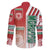 Morocco Football Family Matching Long Sleeve Bodycon Dress and Hawaiian Shirt Atlas Lions Soccer - Road To Champion