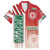 Morocco Football Family Matching Off The Shoulder Long Sleeve Dress and Hawaiian Shirt Atlas Lions Soccer - Road To Champion