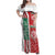 Morocco Football Family Matching Off Shoulder Maxi Dress and Hawaiian Shirt Atlas Lions Soccer - Road To Champion