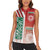 Morocco Football Women Sleeveless Polo Shirt Atlas Lions Soccer - Road To Champion