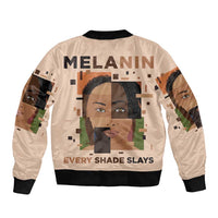 Melanin Every Shade Slays Bomber Jacket African Women