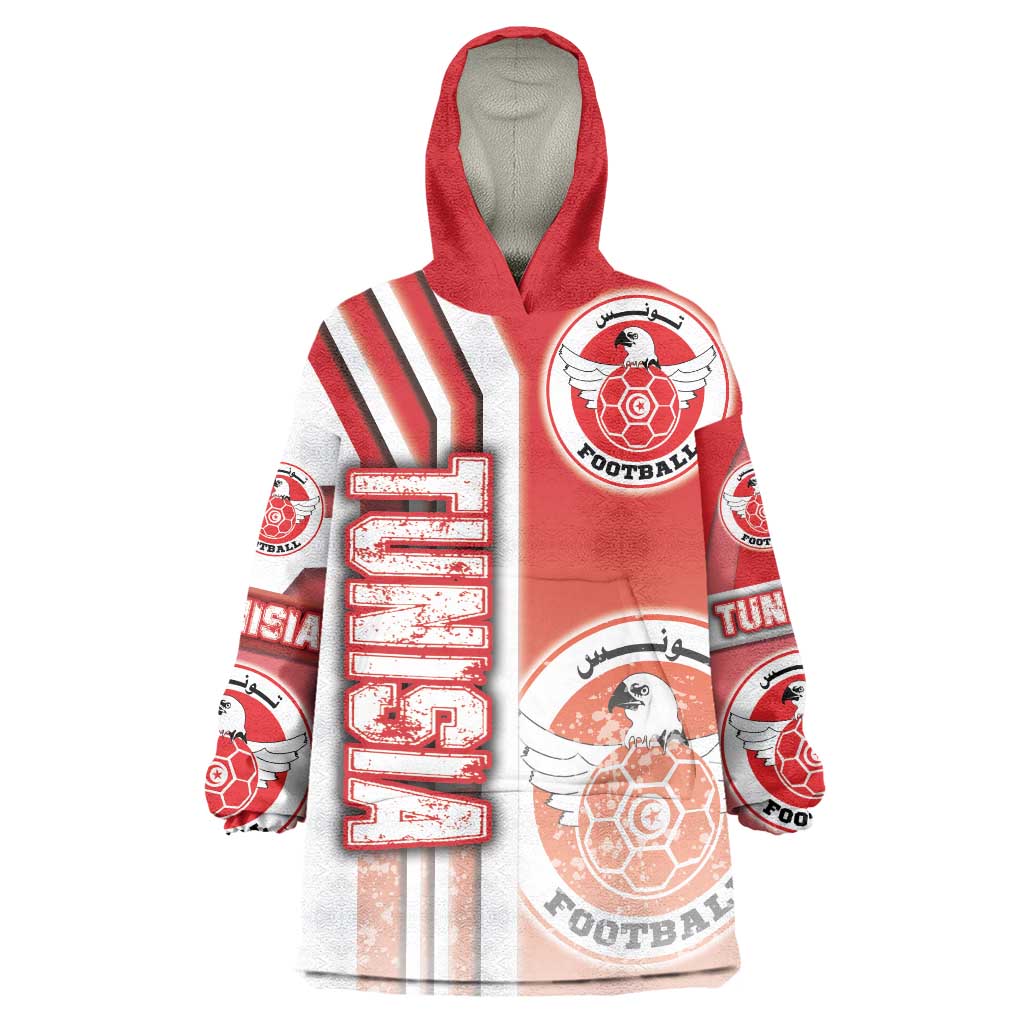 Tunisia Football Wearable Blanket Hoodie Eagles of Carthage Soccer - Road To Champion