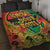 African Map Graffiti Quilt Bed Set Know You Roots - Wonder Print Shop