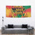 African Map Graffiti Tapestry Know You Roots