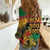 African Map Graffiti Women Casual Shirt Know You Roots