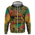 African Map Graffiti Zip Hoodie Know You Roots - Wonder Print Shop