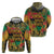 African Map Graffiti Zip Hoodie Know You Roots - Wonder Print Shop