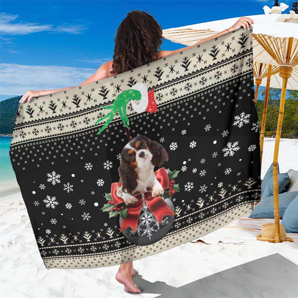 Cavalier King Charles Spaniel Xmas Ball Sarong Christmas Dog Lovers